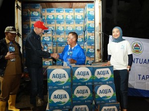 Danone Indonesia Salurkan Bantuan untuk Korban Banjir-Longsor di Tapteng