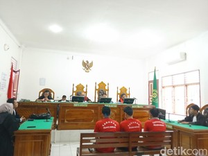 Tok! 5 Kurir Ganja 128 Kg Divonis Seumur Hidup di PN Medan