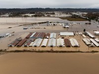 Penampakan Jantung AS Tenggelam, Tanggul Jebol-Kondisi Darurat