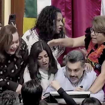 Potret Rusuh Anggota Parlemen Perempuan Baku Hantam di Ruang Sidang