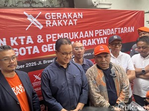 Anies Baswedan Jadi Anggota Kehormatan Gerakan Rakyat, Dapat KTA 001