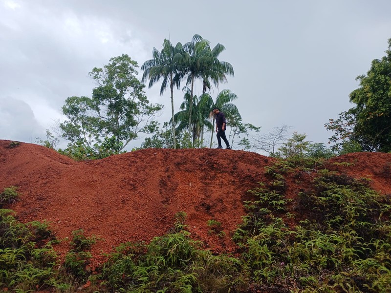 Kementerian ESDM melakukan lelang terbuka stockpile bauksit sebanyak 629.000 ton di Kepulauan Riau. Bauksit tersebut merupakan sisa hasil produksi dari tambang yang izinnya sudah berakhir. (Dok. Ditjen Gakkum Kementerian ESDM)