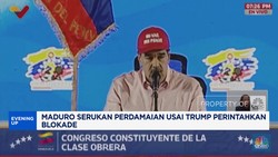 Video: Maduro Serukan Perdamaian Usai Trump Perintahkan Blokade