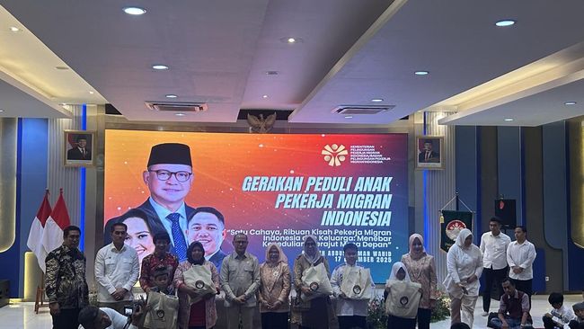 Top! Kementerian P2MI Beri Pendampingan ke Anak-Anak Pekerja Migran RI