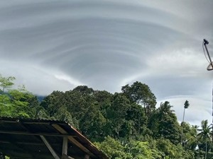 Fenomena Awan Lenticularis di Tanggamus, BMKG: Tanda Angin Kencang