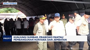 Video: Prabowo Pantau Pembangunan Huntara & Jembatan di Banjir Sumbar