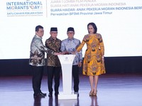 Gebrakan Menteri P2MI di Perayaan Hari Migran Internasional