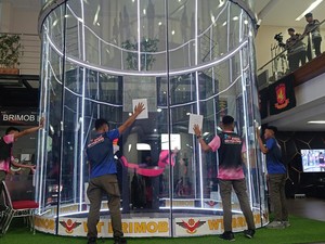 Brimob Gelar Kejuaraan Skydiving Indoor di Bogor, Harap Genjot Regenerasi Atlet