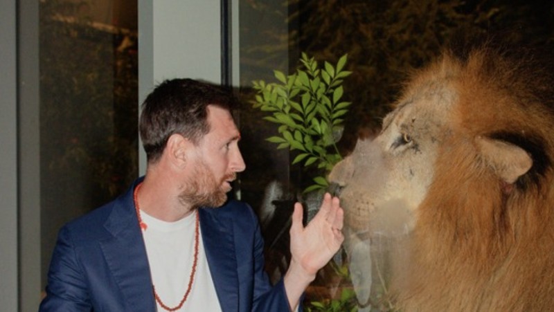 Kunjungan Lionel Messi ke India dalam rangka GOAT Tour. (Tangkapan layar FB)