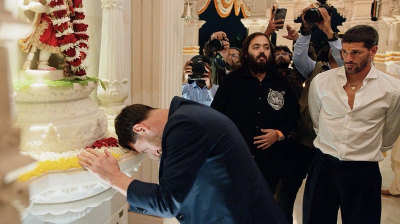 Kunjungan Lionel Messi ke India dalam rangka GOAT Tour. (Tangkapan layar FB)