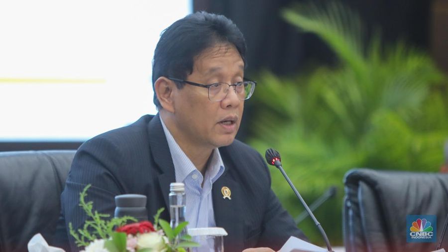 Menteri Keuangan, Purbaya Yudhi Sadewa saat konferensi pers APBN KITA di Kantor Kementerian Keuangan, Jakarta, Kamis (18/12/2025). (CNBC Indonesia/Faisal Rahman)