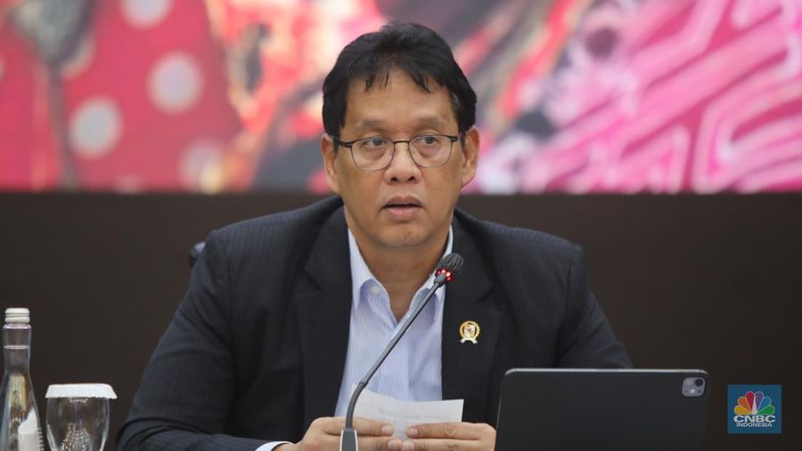 Menteri Keuangan, Purbaya Yudhi Sadewa saat konferensi pers APBN KITA di Kantor Kementerian Keuangan, Jakarta, Kamis (18/12/2025). (CNBC Indonesia/Faisal Rahman)