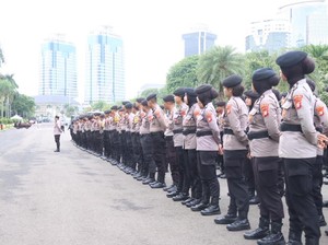 2.154 Personel Polisi Kawal Demo Nelayan di Silang Monas Hari Ini