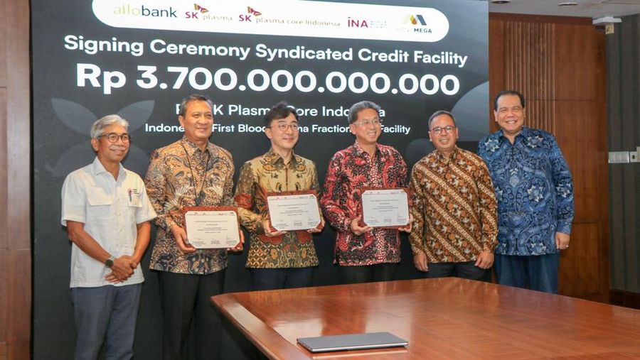 PT Allo Bank Indonesia Tbk (BBHI) bersama PT Bank Mega Tbk (MEGA) menyalurkan kredit sindikasi Rp 3,7 triliun kepada PT SKPlasma Core Indonesia. (Dok. Allo Bank)