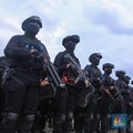 Foto: Ilustrasi personel Polri. (CNBC Indonesia/Faisal Rahman)