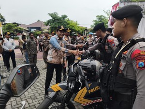 1.671 Personel Gabungan untuk Pengamanan Nataru di Sidoarjo