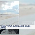 Video: Tutup Gurun Arab Saudi, Suhu di Bawah Nol