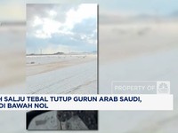 Video: Tutup Gurun Arab Saudi, Suhu di Bawah Nol