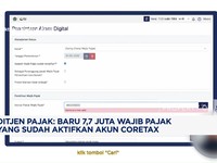 Video: Ditjen Pajak: 7,7 Juta Wajib Pajak Aktifkan Akun Coretax