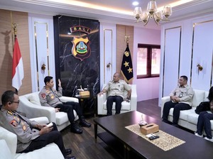 Kapolda Bali Terima Tim Kantor Staf Presiden Jelang Nataru