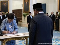 Prabowo Lantik 6 Dubes RI yang Baru, Termasuk Adik Luhut