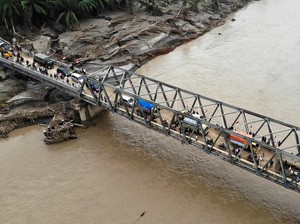 Jembatan Bailey di Bireuen Aceh Tuntas, Warga: Terima Kasih Pak Prabowo