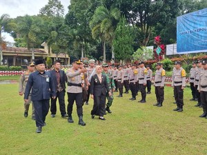 Polres Pagar Alam Optimalkan Pengamanan Objek Wisata Selama Nataru