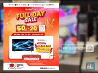 Diskon Akhir Tahun Transmart! Ada TV LED Layar Lebar