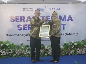 Lima Armada PELNI Dapat Sertifikasi HACCP Jelang Akhir Tahun