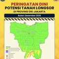 Peringatan Dini Siaga Tanah Longsor di Wilayah Jakarta, Ini Titiknya