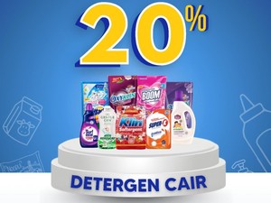 Aneka Detergen Cair Diskon 20% di Transmart Full Day Sale