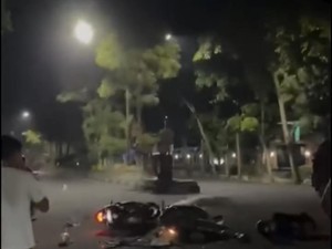 Kecelakaan Fatal Balap Liar, 5 Orang Terkapar di Jalan Ngurah Rai Jembrana