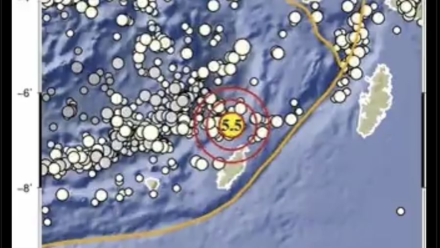 Gempa di TANIMBAR. (BMKG)