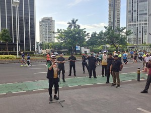 Kawal Festival Budaya Tempe ke UNESCO, Kemenbud Gelar Fun Run di Sudirman