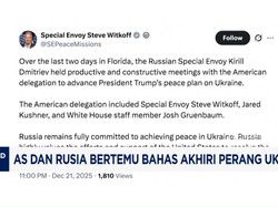 Video: AS & Rusia Bertemu di Miami Bahas Akhiri Perang Ukraina
