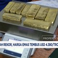 Video: Kembali Pecah Rekor, Harga Emas Tembus USD 4.380/Troy Ons
