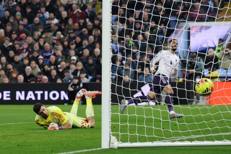 Laga EPL, Aston Villa vs Manchester United di  Villa Park, Birmingham, Inggris, Minggu (21/12/2025). (REUTERS/David Klein)