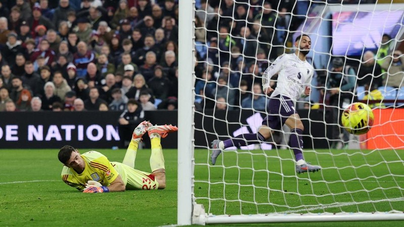 Laga EPL, Aston Villa vs Manchester United di  Villa Park, Birmingham, Inggris, Minggu (21/12/2025). (REUTERS/David Klein)