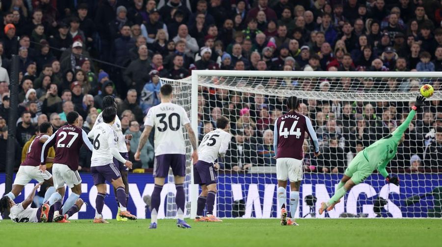 Laga EPL, Aston Villa vs Manchester United di  Villa Park, Birmingham, Inggris, Minggu (21/12/2025). (REUTERS/David Klein)