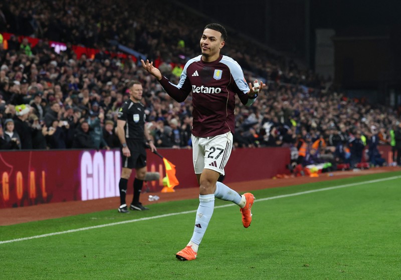 Laga EPL, Aston Villa vs Manchester United di  Villa Park, Birmingham, Inggris, Minggu (21/12/2025). (REUTERS/David Klein)