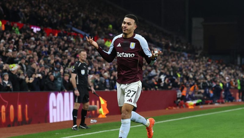 Laga EPL, Aston Villa vs Manchester United di  Villa Park, Birmingham, Inggris, Minggu (21/12/2025). (REUTERS/David Klein)