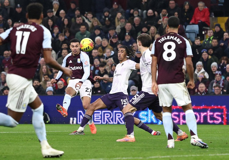 Laga EPL, Aston Villa vs Manchester United di  Villa Park, Birmingham, Inggris, Minggu (21/12/2025). (REUTERS/David Klein)