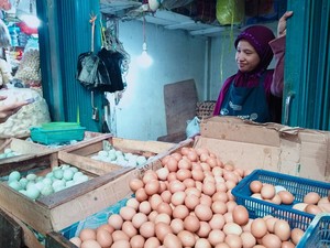 Jelang Nataru, Harga Telur Ayam di Palembang Capai Rp 29.000/Kg