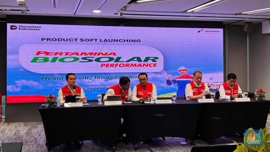 Product Soft Launching Pertamina Bio Solar Performance. (CNBC Indonesia/Firda Dwi Muliawati)