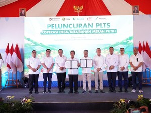 Luncurkan PLTS KDKMP Pertama, Kemenkop-Pertamina Siap Terangi Pulau Sembur