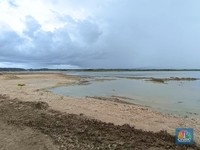 Perkembangan pembangunan Proyek Strategis Nasional (PSN) Kawasan Sentra Industri Garam Nasional (K-SIGN) di Rote Ndao, Nusa Tenggara Timur (NTT), Selasa (23/12/2025). (CNBC Indonesia/Martyasari Rizky)