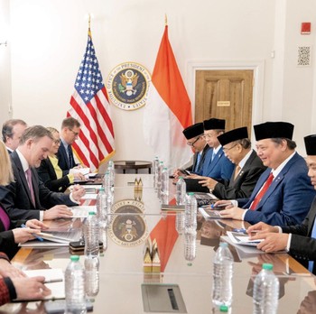 Momen Menko Airlanngga di Washington, Negosiasi Dagang RI-AS