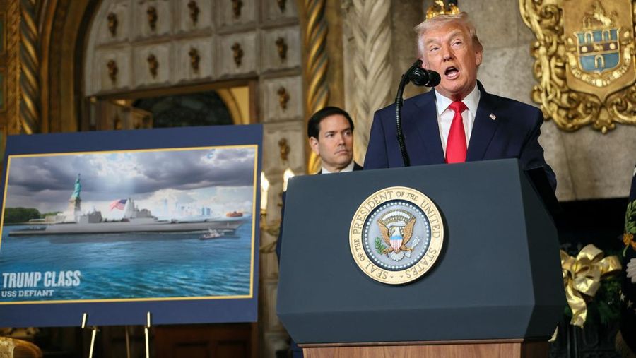 Presiden AS Donald Trump membuat pengumuman tentang 