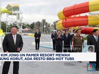 Video: Wow! Kim Jong Un Pamer Resort Mewah di Gunung Korut