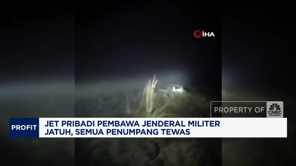 Video: Jet Pribadi Pembawa Jenderal Libya Jatuh, Semua Penumpang Tewas